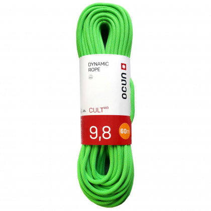 Въже за алпинизъм Ocún CULT WR 9,8mm 40m зелен