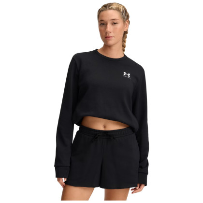 Дамски суитшърт Under Armour Rival Terry Crew черен Black / / White