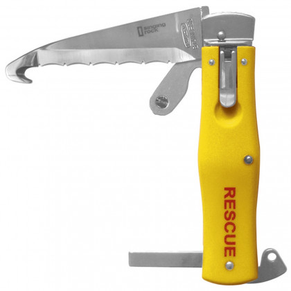 Сгъваем нож Singing Rock Rescue жълт