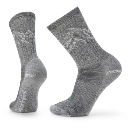 Чорапи Smartwool Hike Classic Edition Light Cushion Mountain Pattern Crew Socks черен