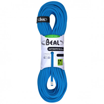 Въже за алпинизъм Beal Antidote 10,2 mm (60 m) син SolidBlue