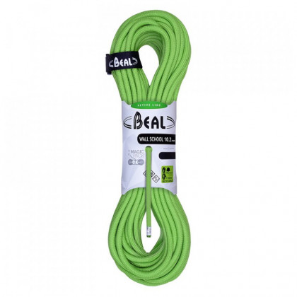 Въже за алпинизъм Beal Wall School 10,2 mm (30 m) зелен
