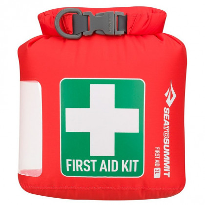 Празен комплект за първа помощ Sea to Summit First Aid Dry Sack Overnight червен