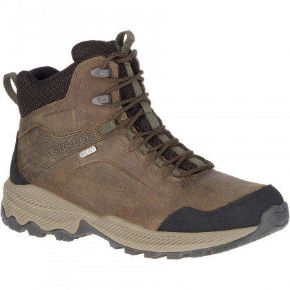 Мъжки туристически обувки Merrell Forestbound Mid Wtpf тъмно кафяв Cloudy