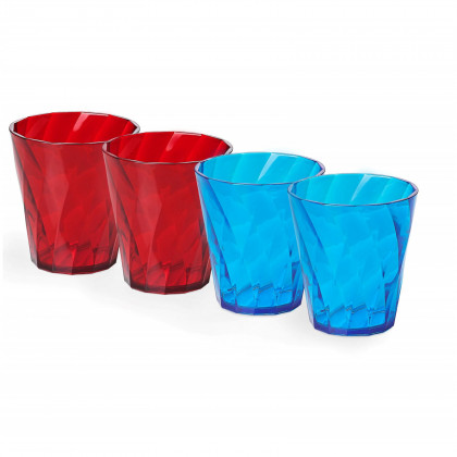 Комплект чаши Omada комплект Tritan Water glass 0,35 л. смес от цветове