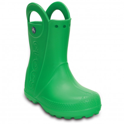 Детски гумени ботуши Crocs Handle It Rain Boot Kids зелен