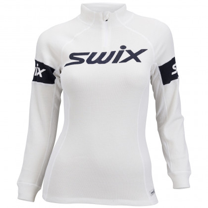 Дамска функционална тениска Swix RaceX Warm W бял Snow White