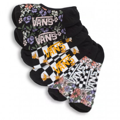 Дамски чорапи Vans Wm Garden Variety Canoodles 6.5-10 3Pk черен/бял Multi