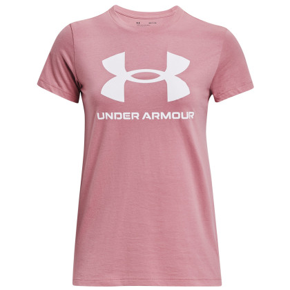 Дамска тениска Under Armour W SPORTSTYLE LOGO SS розов