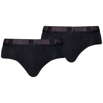 Мъжки слипове Puma Everyday Brief 2P черен Black