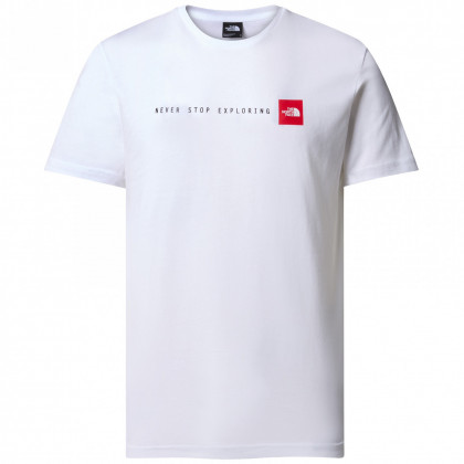 Мъжка тениска The North Face S/S Never Stop Exploring Tee бял