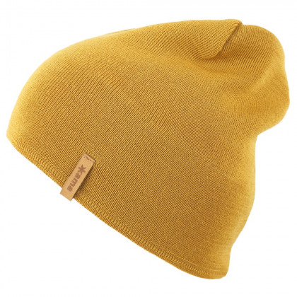 Плетена шапка от мериносана вълна Kama A160 жълт Yellow