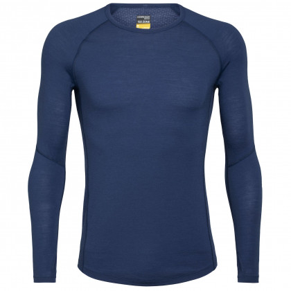 Функционална мъжка тениска  Icebreaker Mens 150 Zone LS Crewe тъмно син EstateBlue