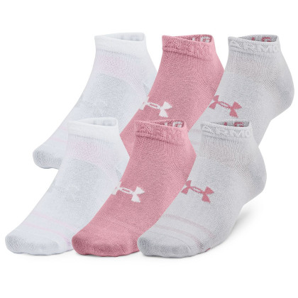 Чорапи Under Armour Essential 6pk Low розов pnk