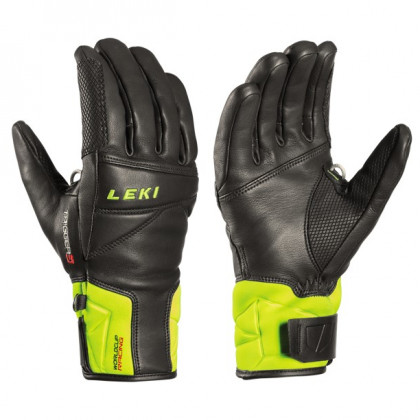 Ски ръкавици Leki Worldcup Race Speed 3D черен/жълт black-ice lemon