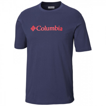 Мъжка тениска Columbia CSC Basic Logo Tee (2020) син/червен