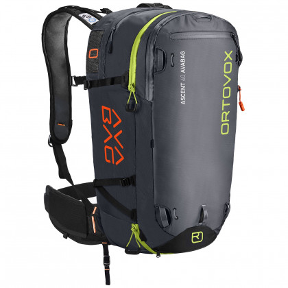 Раница за алпинизъм Ortovox Ascent 40 Avabag Kit черен BlackAnthracite