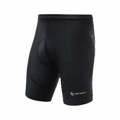 Мъжки къси панталони за колоездене Sensor Cyklo Entry True Black черен