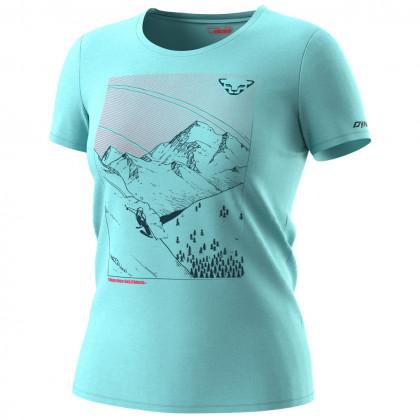 Дамска тениска Dynafit Artist Series Dri T-Shirt W тюркоазен