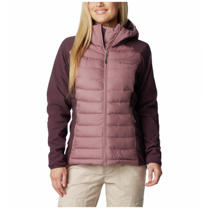 Дамско зимно яке Columbia Powder Lite™ II Hybrid Hooded Jacket лилав Fig, Moonvista