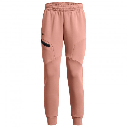 Дамски анцуг Under Armour Unstoppable Flc Jogger розов