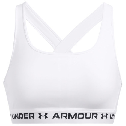 Спортен сутиен Under Armour Crossback Mid Bra бял WHT