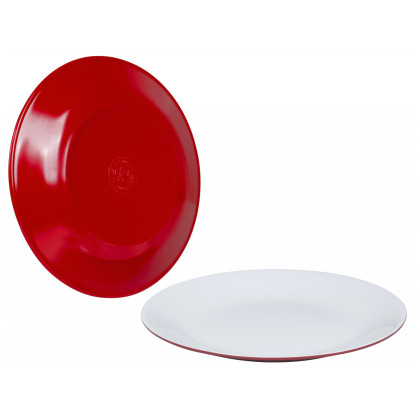 Комплект чинии Bo-Camp Dinner plate Two tone - 4бр червен Red