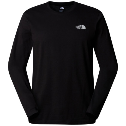 Мъжка тениска The North Face M L/S Simple Dome Tee черен TNF BLACK