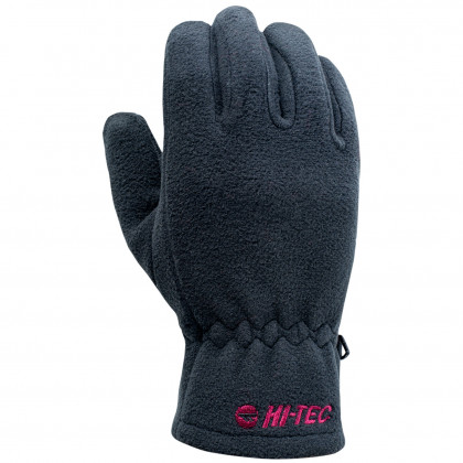 Дамски ръкавици Hi-Tec Lady Bage черен StretchLimo/Sangria