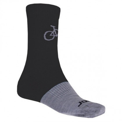Чорапи Sensor Tour Merino черен/сив черен/сив Black/Gray