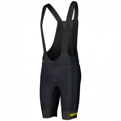 Мъжки къси панталони за колоездене Scott Bibshorts RC Pro +++ черен/жълт