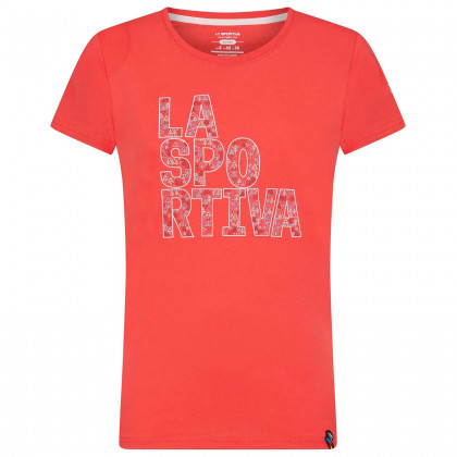 Дамска тениска La Sportiva Pattern T-Shirt W червен Hibiscus