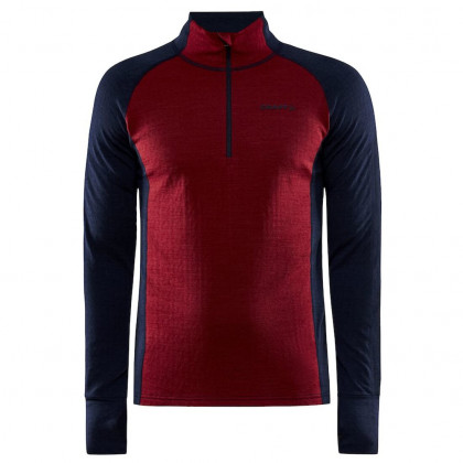 Функционална мъжка тениска  Craft ADV Nordic Wool HZ червен/син BlazeRhubarb