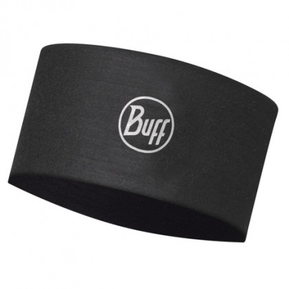 Лента за глава Buff Coolnet UV+ Headband черен/бял SolidBlack