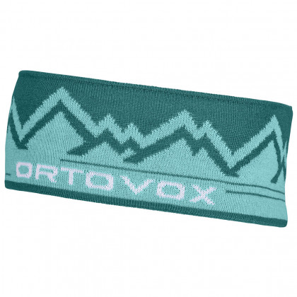 Лента за глава Ortovox Peak Headband зелен