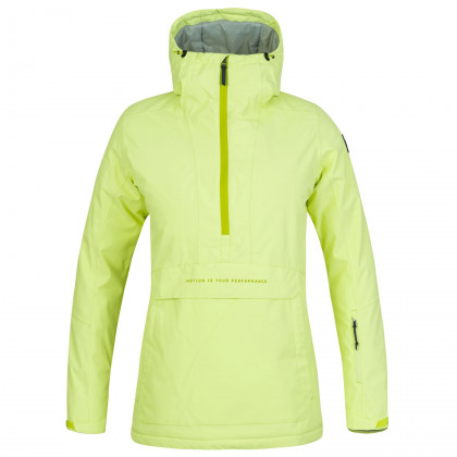 Дамско яке за ски Hannah Megie жълто зелен