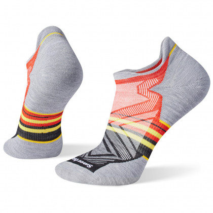 Чорапи Smartwool Run Targeted Cush Low Ankl Pattern Socks червен/сив