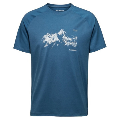 Мъжка тениска Mammut Mountain T-Shirt Men 8035m син deep ice