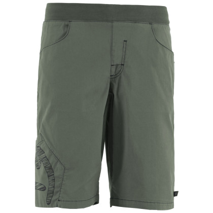 Мъжки къси панталони E9 Pentago Peace зелен/сив