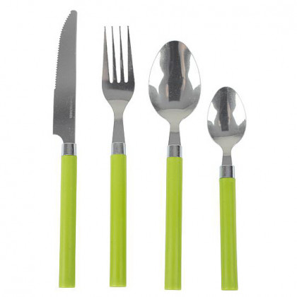 Прибор Bo-Camp Cutlery Set 1 зелен Lime