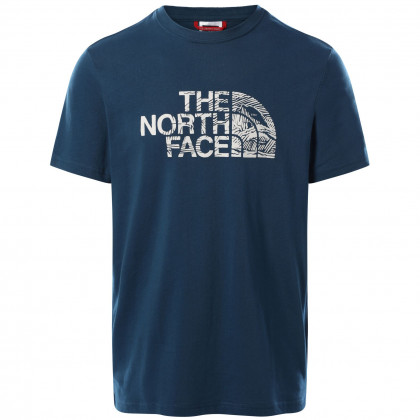 Мъжка тениска The North Face Woodcut Dome Tee-Eu син MontereyBlue