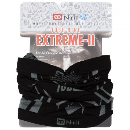 Шал яка N-Rit Extreme II черен/сив Black/Gray