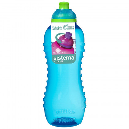 Бутилка Sistema Squeeze Bottle 460ml син