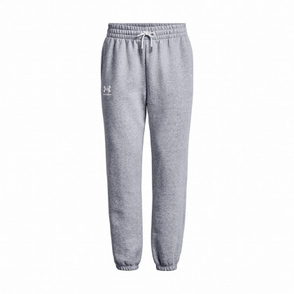 Дамски анцуг Under Armour Essential Fleece Joggers светло сив ModGrayLightHeather/White