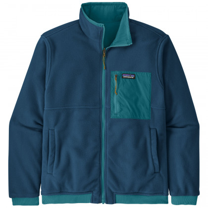 Мъжко яке Patagonia Reversible Shelled Microdini Jacket син/светлосин
