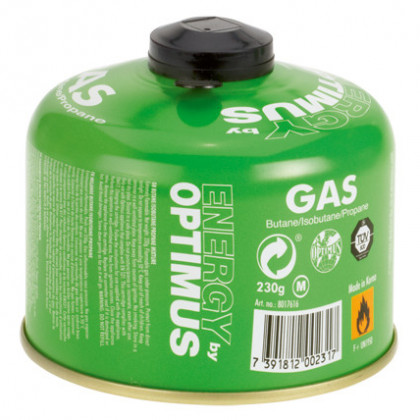 Газов пълнител Optimus 230 g зелен