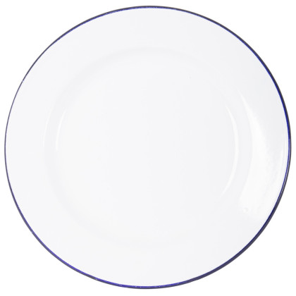 Чиния Bo-Camp Dinner plate enamel бял/син Blue