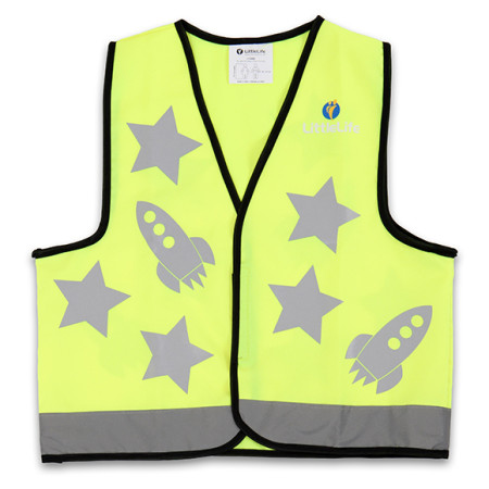 Детска жилетка LittleLife Hi-Vis Safety Vest жълт