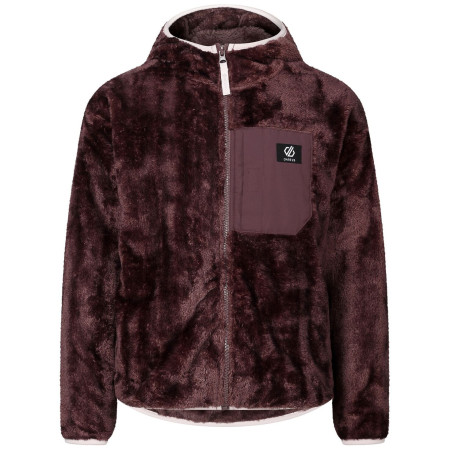 Детски суитшърт Dare 2b Powder Fleece Hucklbr/PkHz тъмночервен Hucklbr/PkHz