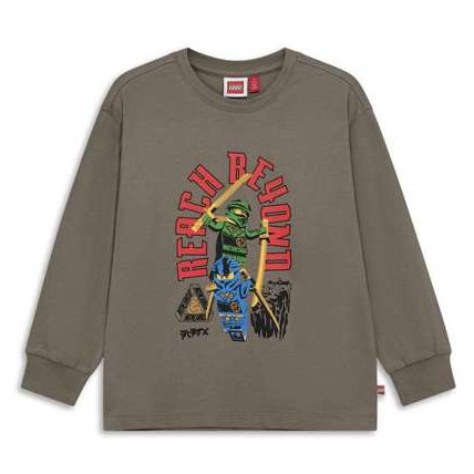 Детска тениска Lego Wear Lwtaj 608 Brown светлокафяв Light brown